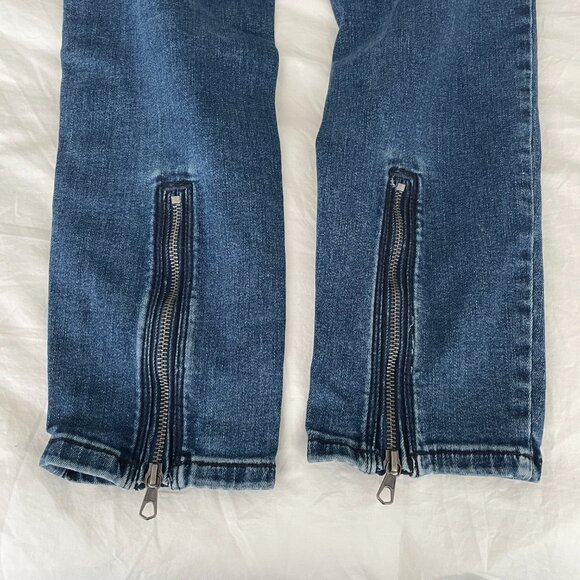 Free People / We The Free Baltic Blue Jeans Mid-rise - Picture 10 of 10